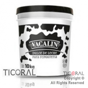 DULCE DE LECHE VACALIN REPOSTERO X 10KG ENVASE PLASTICO (TAPA SELLADA )x 1